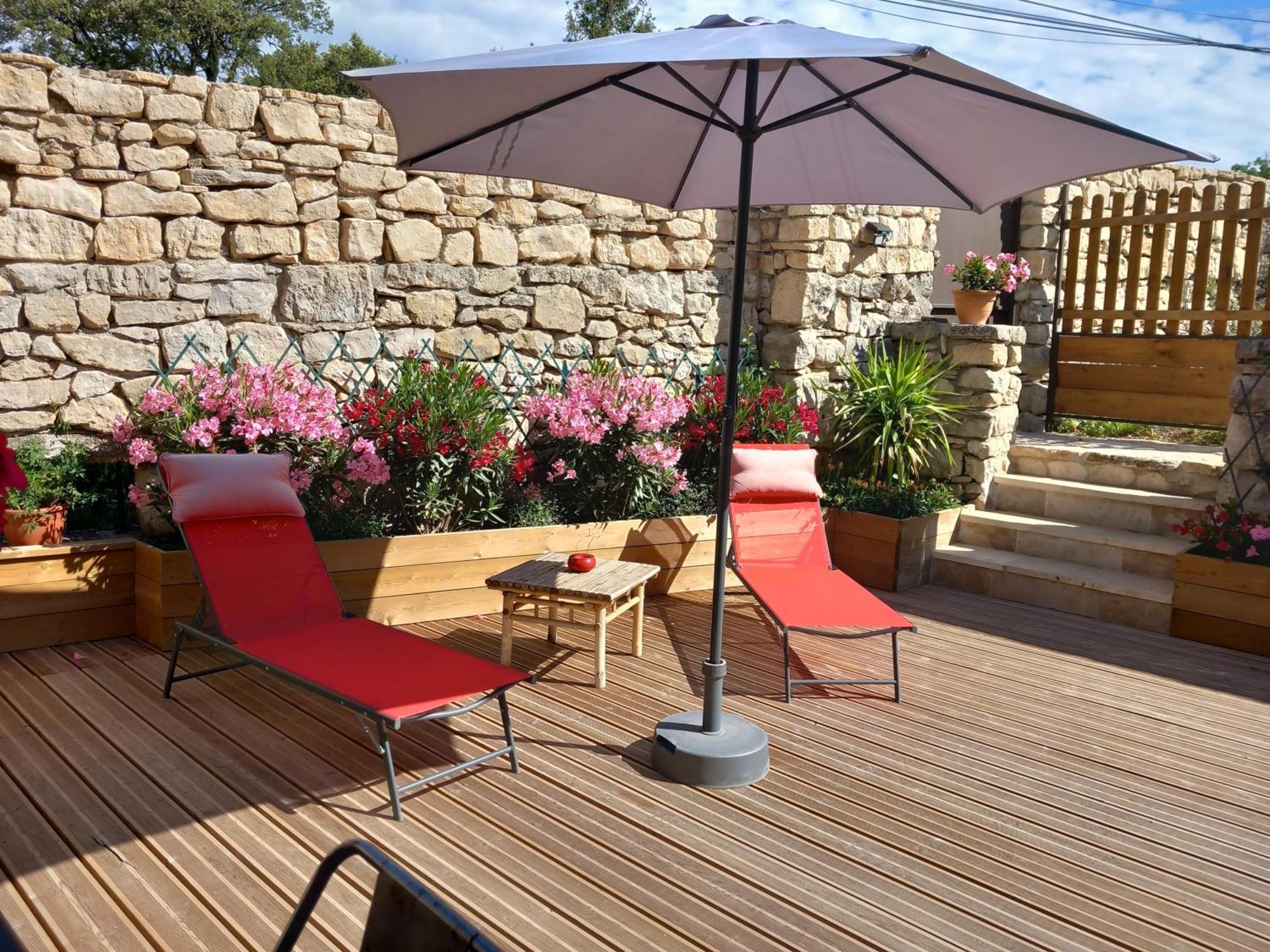 Chez Daniele Chambre Avec Jacuzzi Et Terrasse Privee Murs  Exterior photo